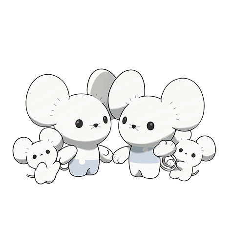 イッカネズミ（4ひきかぞく）